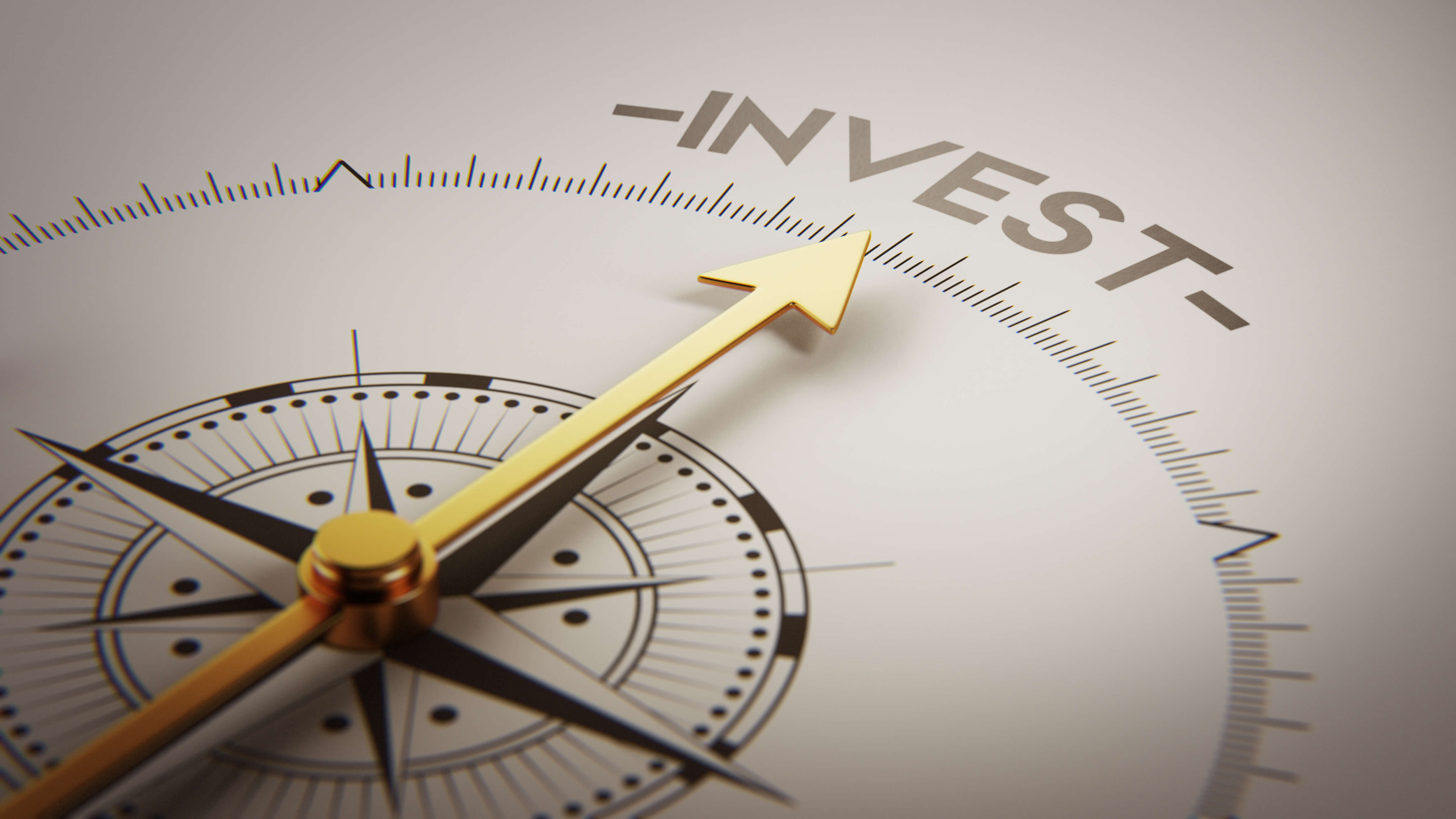 Illustration of a compass pointing at the investment for a work written by a paper writing service